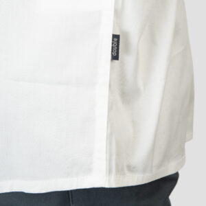 261FS-5120 NOS SHIRTS WITH MAO COLLAR AND CHEST DENSE EMBROIDERY WHITE - Image 6