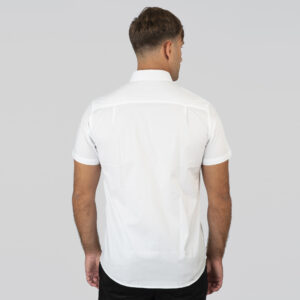 261GS-5073 NOS SHIRTS WITH CHEST POCKET AND SHORT SLEEVES WHITE - Image 4