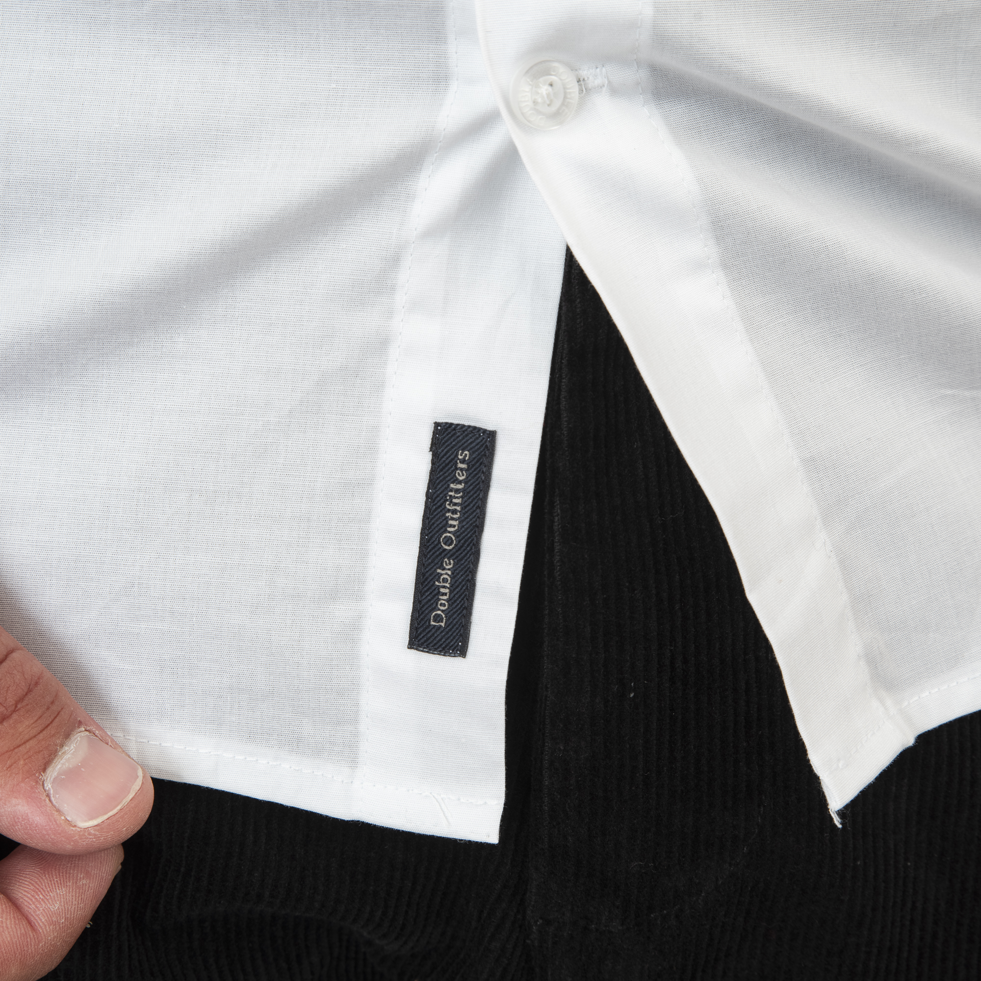 261GS-5073 NOS SHIRTS WITH CHEST POCKET AND SHORT SLEEVES WHITE - Image 6