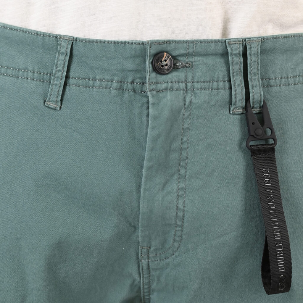 261CCP-4097 PANTS CARGO WITH ELASTIC TAPE HEM JADE