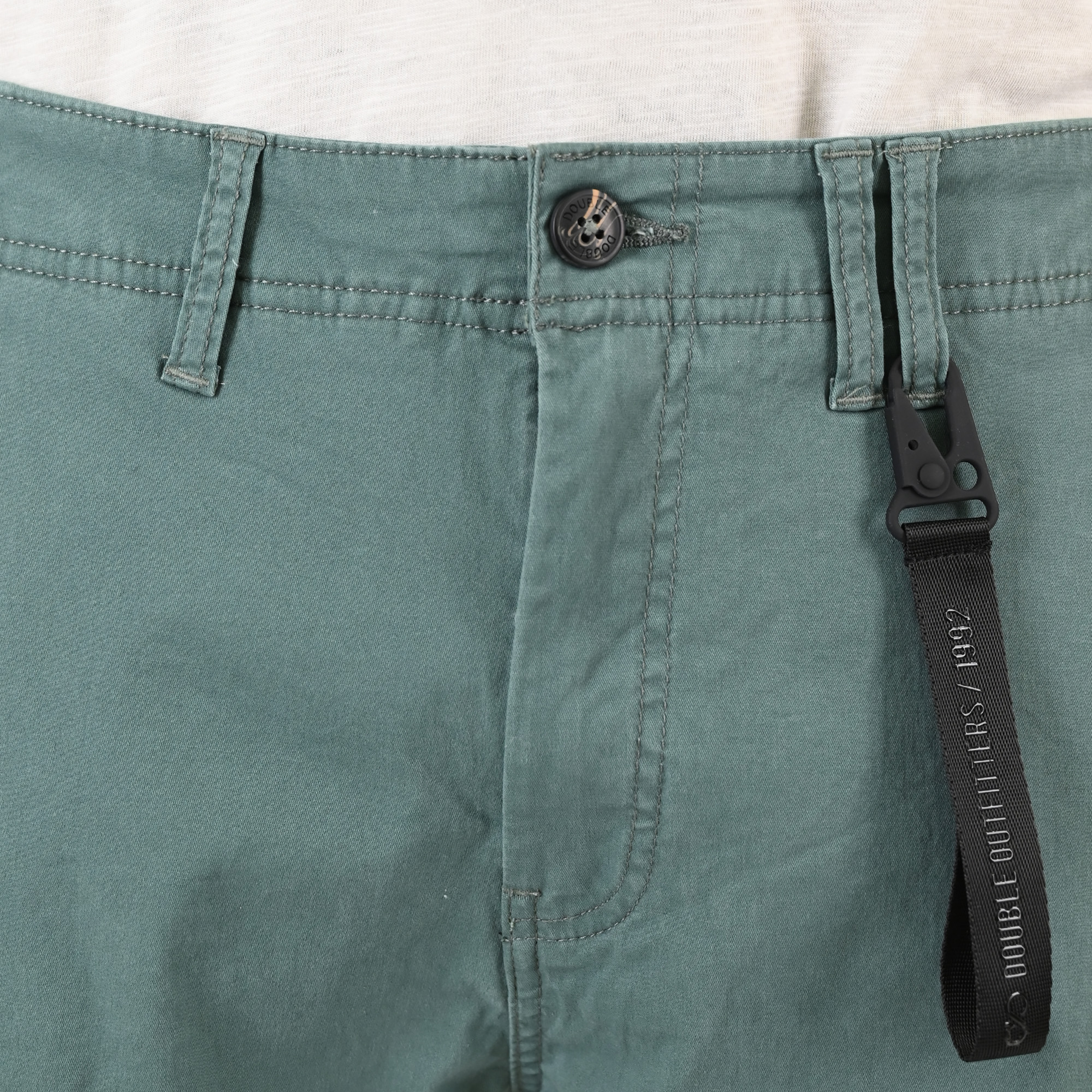 261CCP-4097 PANTS CARGO WITH ELASTIC TAPE HEM JADE - Image 6