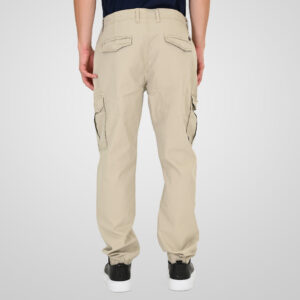 261CCP-4097 PANTS CARGO WITH ELASTIC TAPE HEM ICE GREY - Image 4