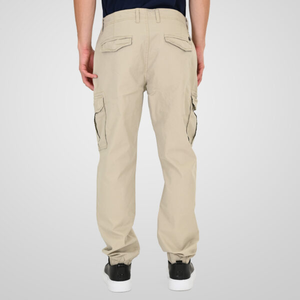 261CCP-4097 PANTS CARGO WITH ELASTIC TAPE HEM ICE GREY