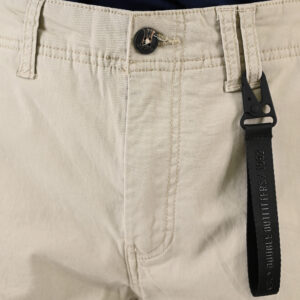 261CCP-4097 PANTS CARGO WITH ELASTIC TAPE HEM ICE GREY - Image 6
