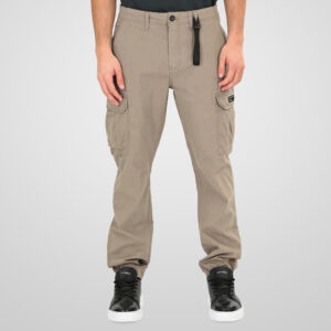 261CCP-4097 PANTS CARGO WITH ELASTIC TAPE HEM STEEPLE GREY