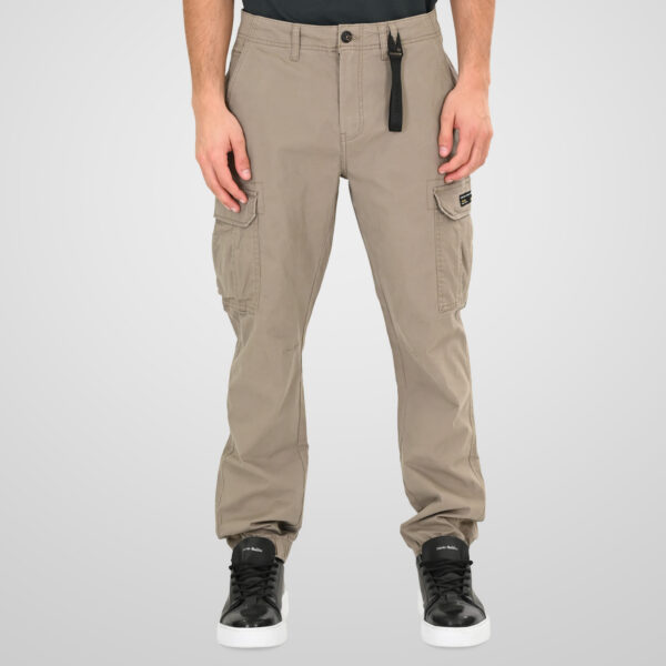 261CCP-4097 PANTS CARGO WITH ELASTIC TAPE HEM STEEPLE GREY