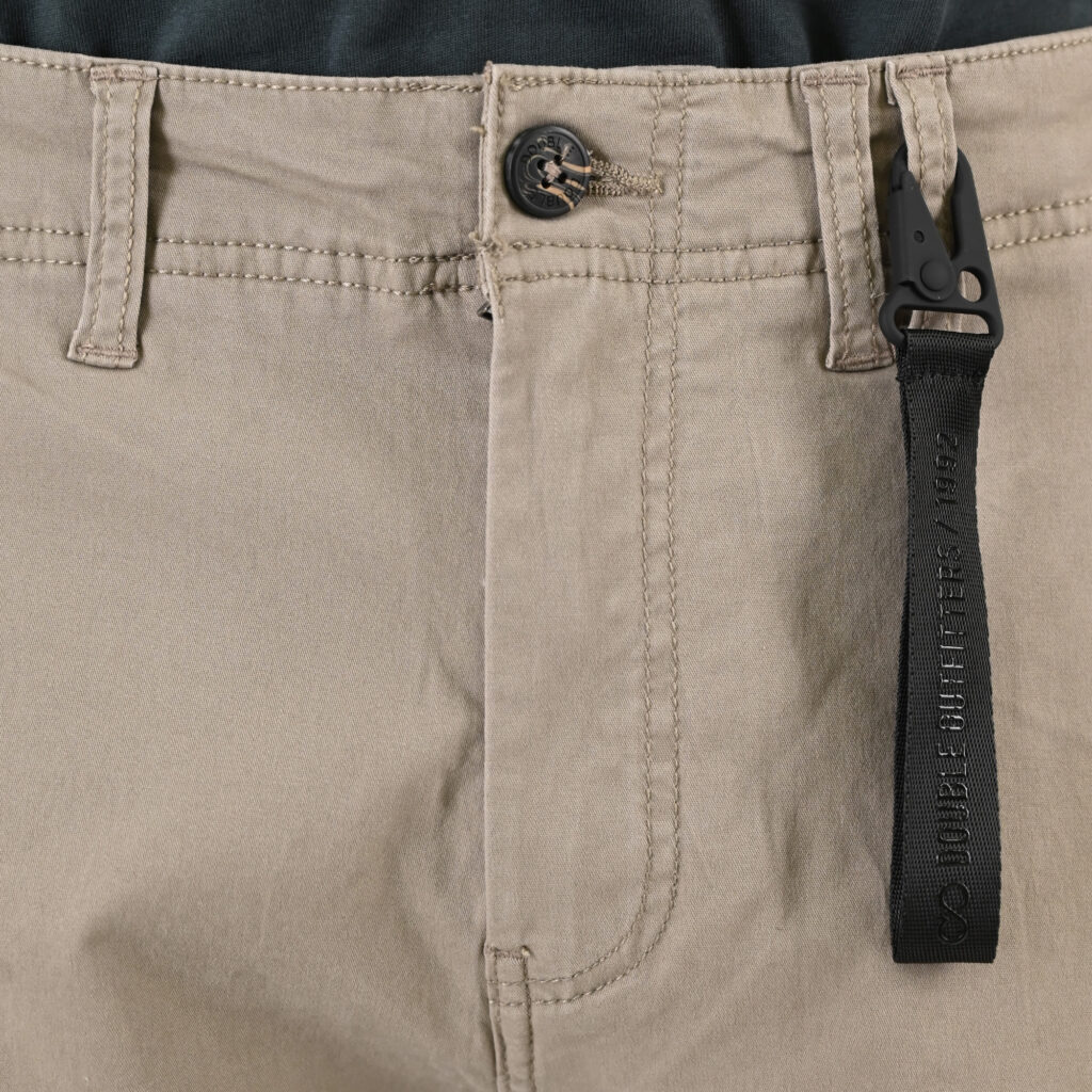 261CCP-4097 PANTS CARGO WITH ELASTIC TAPE HEM STEEPLE GREY