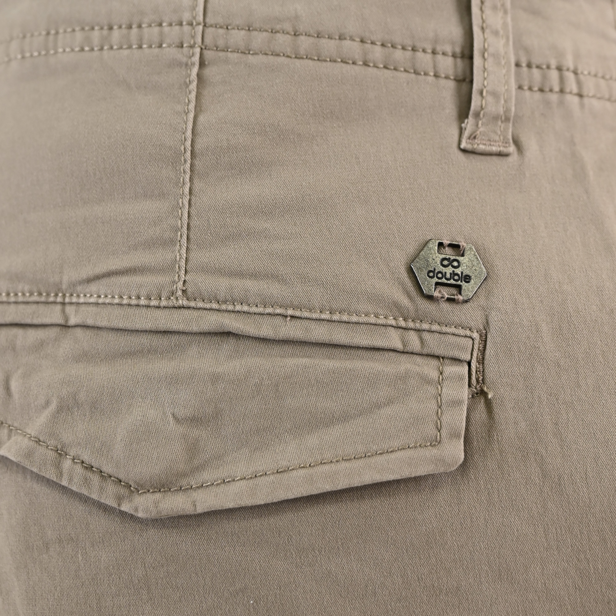 261CCP-4097 PANTS CARGO WITH ELASTIC TAPE HEM STEEPLE GREY - Image 7