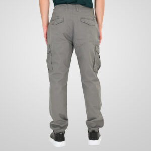 261CCP-4097 PANTS CARGO WITH ELASTIC TAPE HEM LT CHARCOAL - Image 4