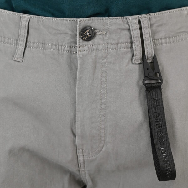 261CCP-4097 PANTS CARGO WITH ELASTIC TAPE HEM LT CHARCOAL
