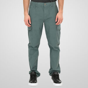 261CCP-4098 CHINOS CARGO PANTS WITH ELASTIC WAISTBAND JADE