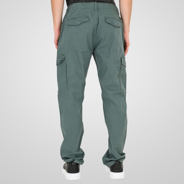 261CCP-4098 CHINOS CARGO PANTS WITH ELASTIC WAISTBAND JADE