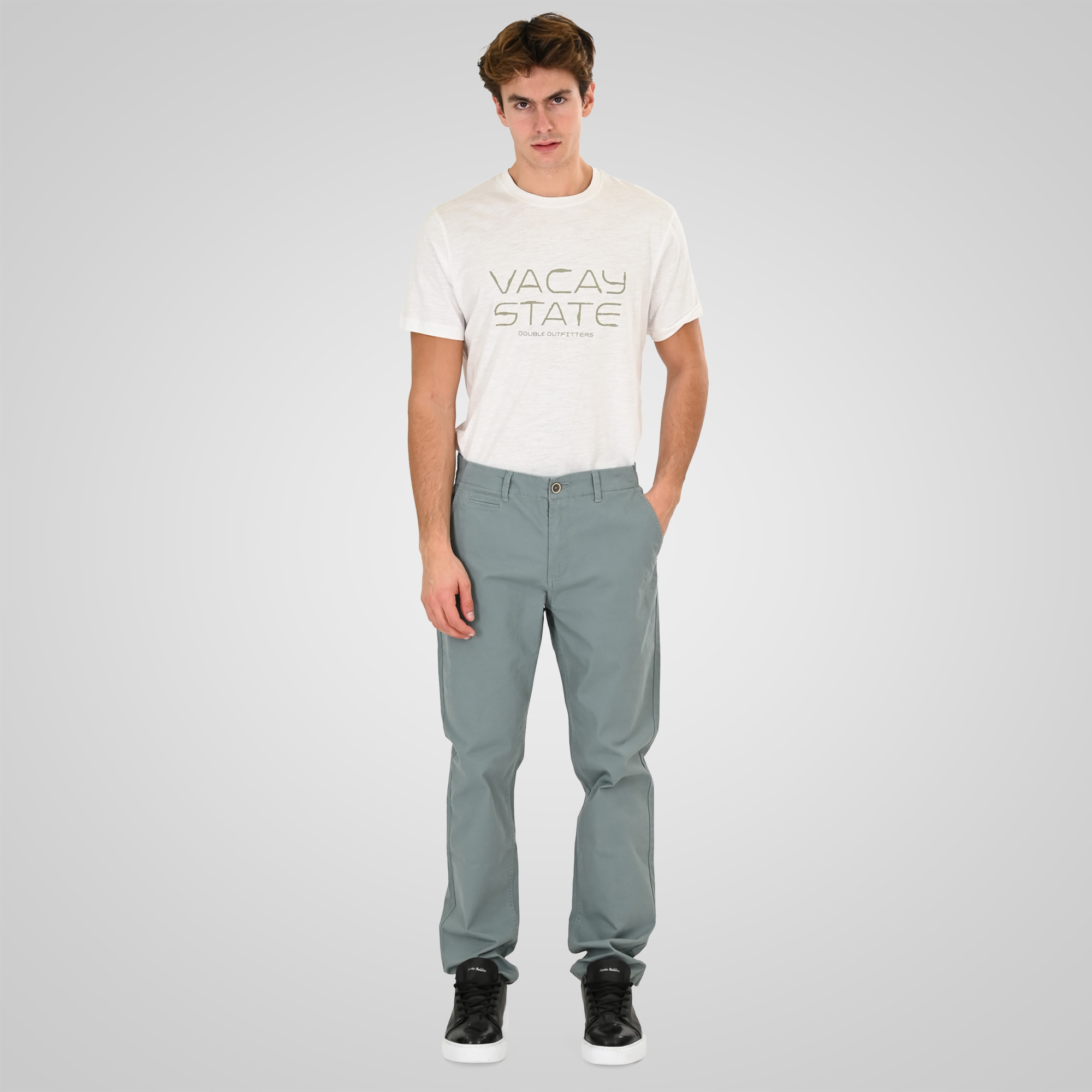261CP-4095 PANTS CHINOS MIST GREEN - Image 2