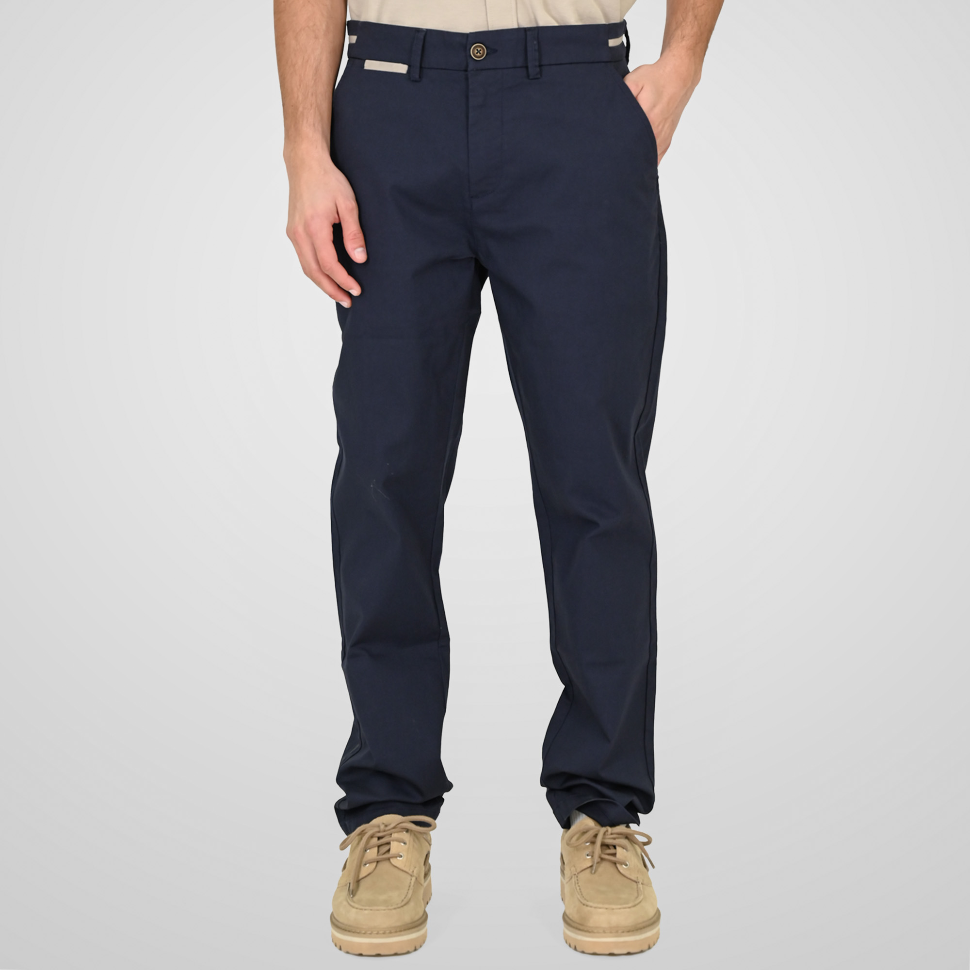 261CP-4100 PANTS CHINOS (SPECIAL FABRIC) NAVY - Image 1