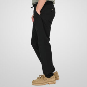 261CP-4102 CHINOS PANTS (LIGHTWEIGHT) (RELAXED FIT) BLACK - Image 3