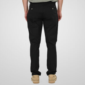 261CP-4102 CHINOS PANTS (LIGHTWEIGHT) (RELAXED FIT) BLACK - Image 4
