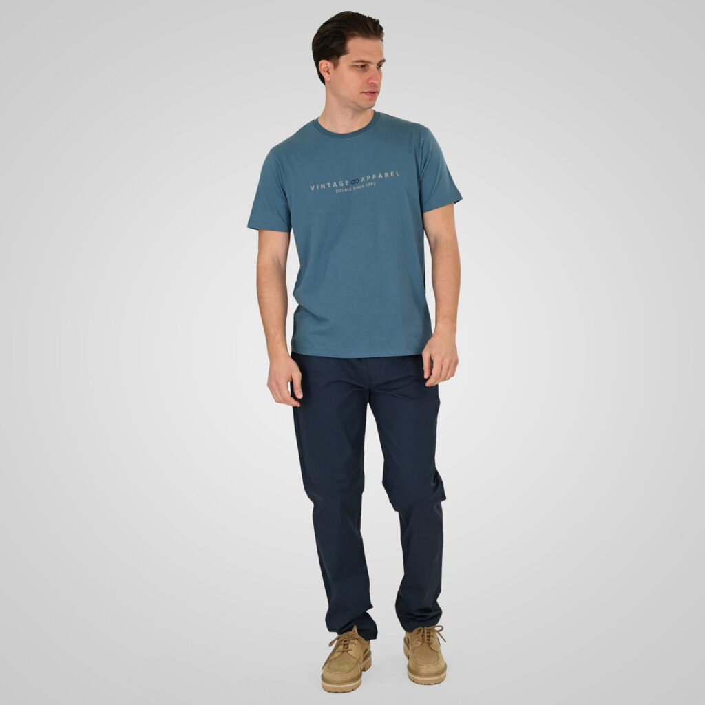 261CP-4102 CHINOS PANTS (LIGHTWEIGHT) (RELAXED FIT) SMOKE BLUE
