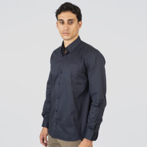 261GS-5072 NOS SHIRTS WITH CHEST POCKET AND DENSE EMBROIDERY NAVY - Image 3