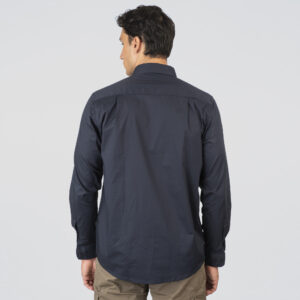 261GS-5072 NOS SHIRTS WITH CHEST POCKET AND DENSE EMBROIDERY NAVY - Image 4
