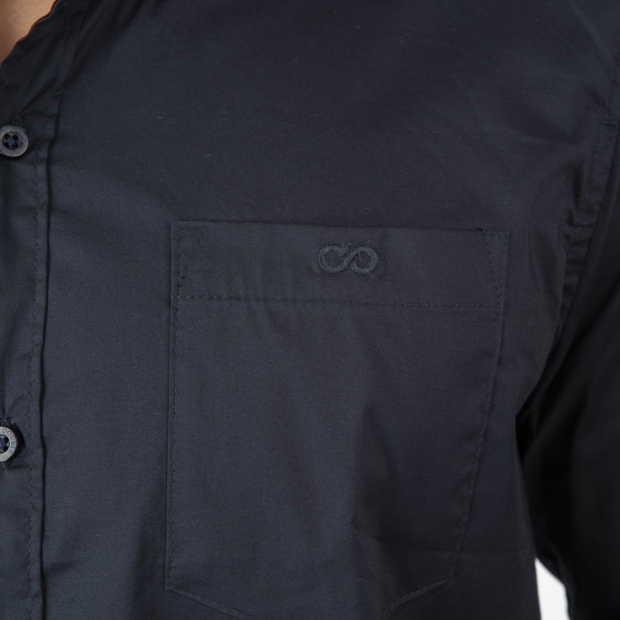 261GS-5072 NOS SHIRTS WITH CHEST POCKET AND DENSE EMBROIDERY NAVY - Image 5