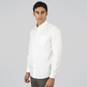 261GS-5072 NOS SHIRTS WITH CHEST POCKET AND DENSE EMBROIDERY WHITE - Image 3