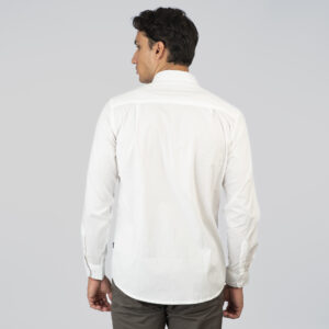 261GS-5072 NOS SHIRTS WITH CHEST POCKET AND DENSE EMBROIDERY WHITE - Image 4