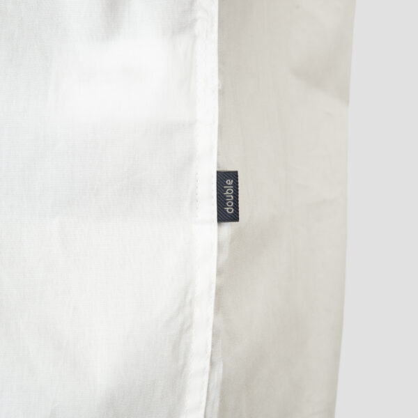 261GS-5072 NOS SHIRTS WITH CHEST POCKET AND DENSE EMBROIDERY WHITE