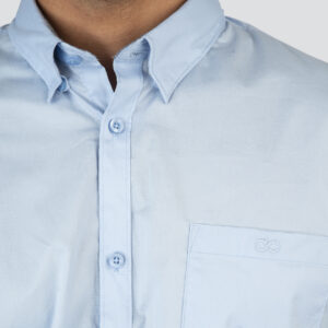 261GS-5072 NOS SHIRTS WITH CHEST POCKET AND DENSE EMBROIDERY CIEL - Image 5