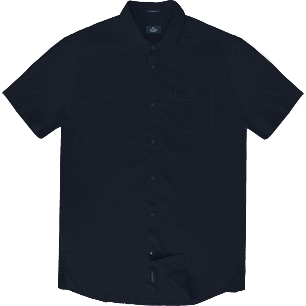 261GS-5073 NOS SHIRTS WITH CHEST POCKET AND SHORT SLEEVES NAVY