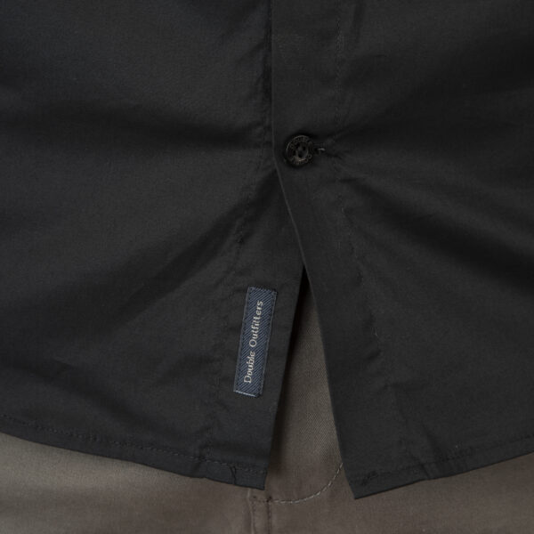 261GS-5073 NOS SHIRTS WITH CHEST POCKET AND SHORT SLEEVES BLACK