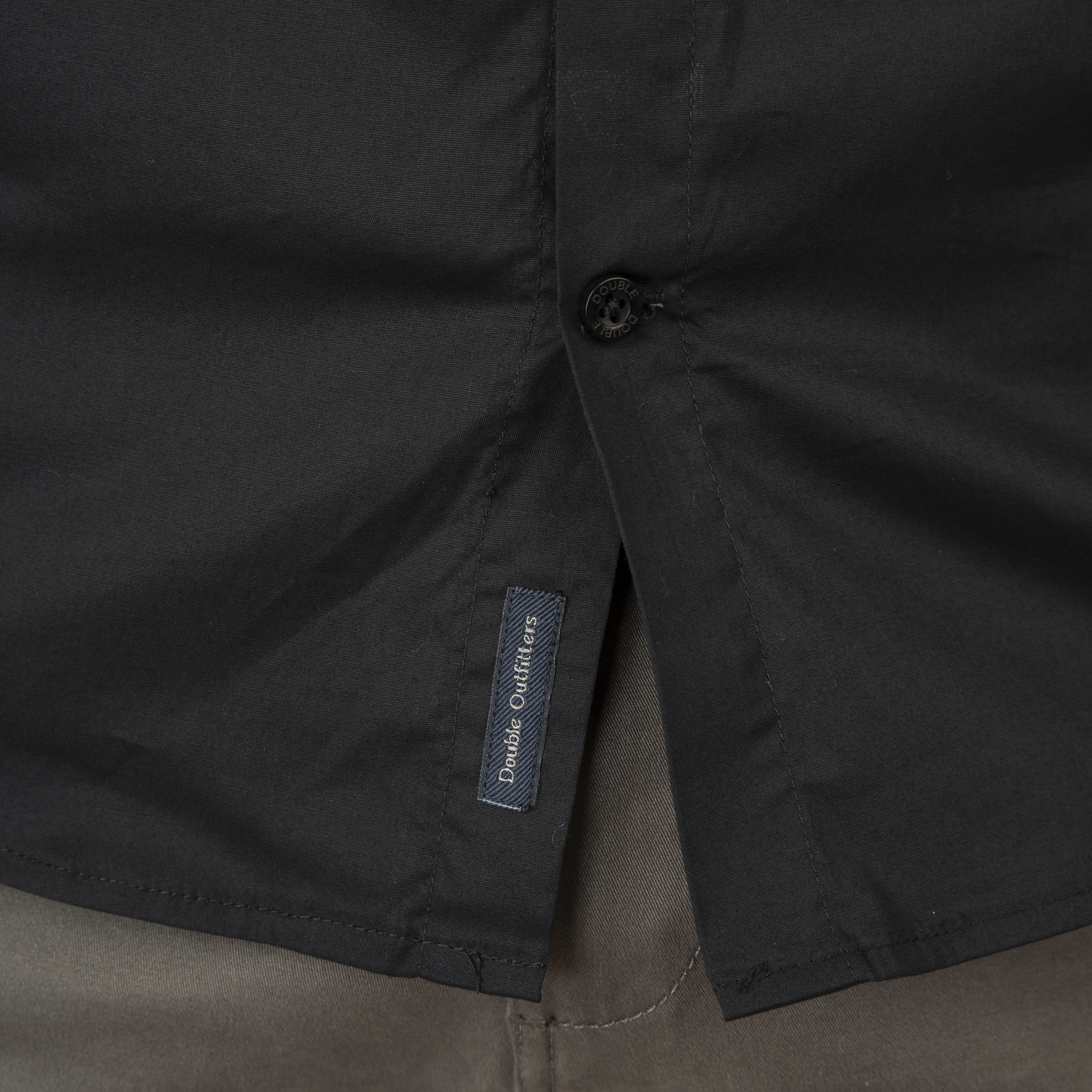 261GS-5073 NOS SHIRTS WITH CHEST POCKET AND SHORT SLEEVES BLACK - Image 6