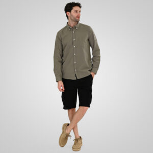 261GS-5183 OXFORD SHIRTS WITH STANDARD COLLAR,LONG SLEEVES AND CHEST POCKET DESERT SAGE