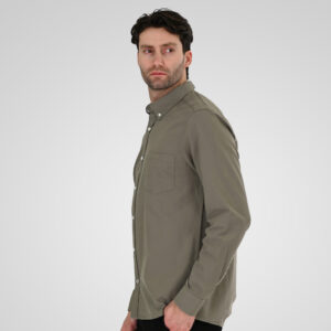 261GS-5183 OXFORD SHIRTS WITH STANDARD COLLAR,LONG SLEEVES AND CHEST POCKET DESERT SAGE - Image 3