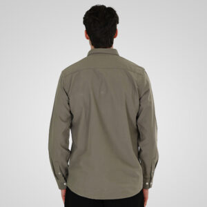 261GS-5183 OXFORD SHIRTS WITH STANDARD COLLAR,LONG SLEEVES AND CHEST POCKET DESERT SAGE - Image 4