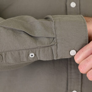 261GS-5183 OXFORD SHIRTS WITH STANDARD COLLAR,LONG SLEEVES AND CHEST POCKET DESERT SAGE - Image 7