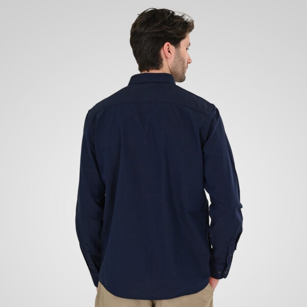 261GS-5183 OXFORD SHIRTS WITH STANDARD COLLAR,LONG SLEEVES AND CHEST POCKET NAVY