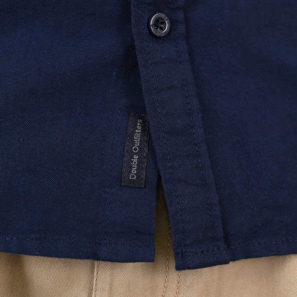 261GS-5183 OXFORD SHIRTS WITH STANDARD COLLAR,LONG SLEEVES AND CHEST POCKET NAVY
