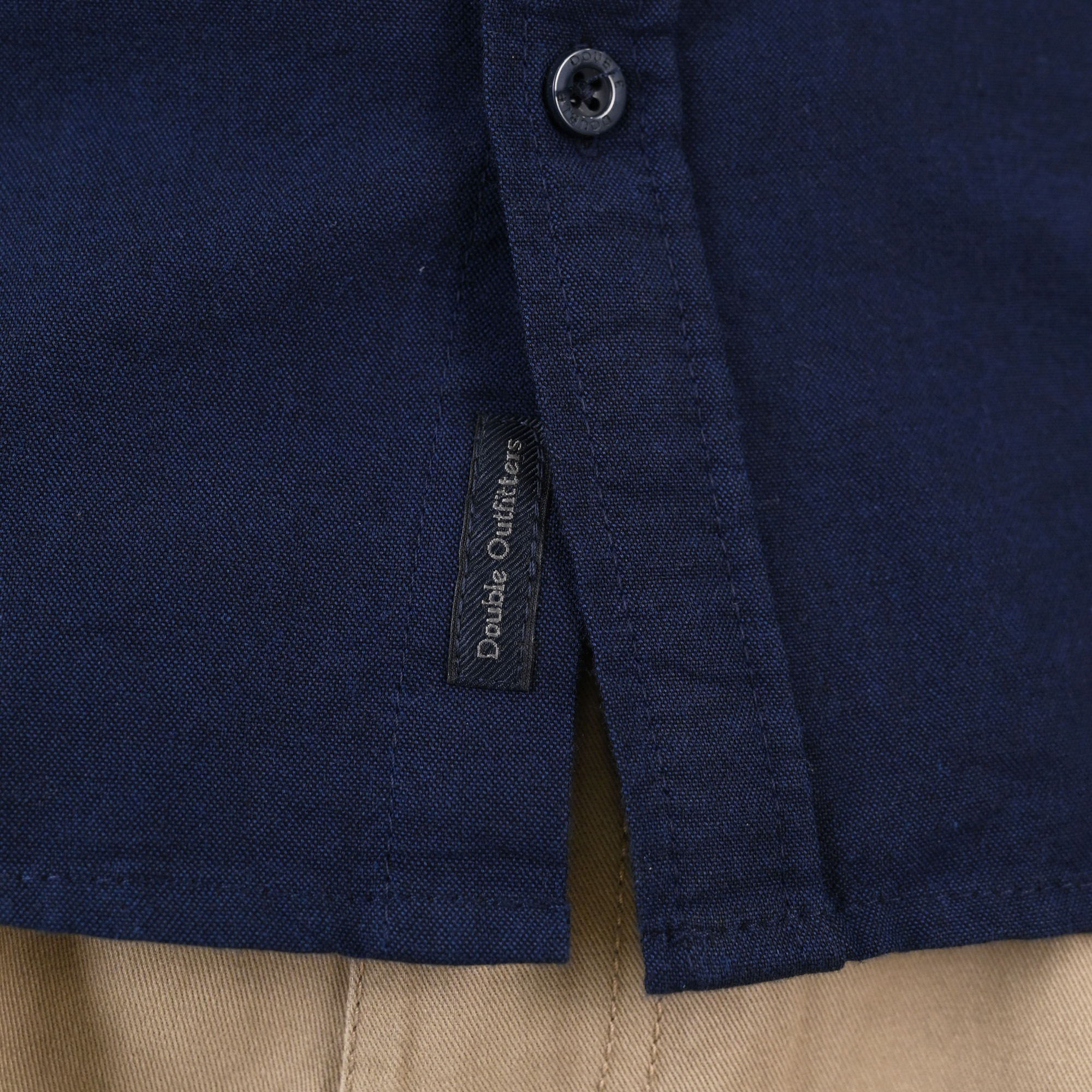 261GS-5183 OXFORD SHIRTS WITH STANDARD COLLAR,LONG SLEEVES AND CHEST POCKET NAVY - Image 5