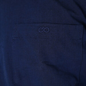 261GS-5183 OXFORD SHIRTS WITH STANDARD COLLAR,LONG SLEEVES AND CHEST POCKET NAVY - Image 6