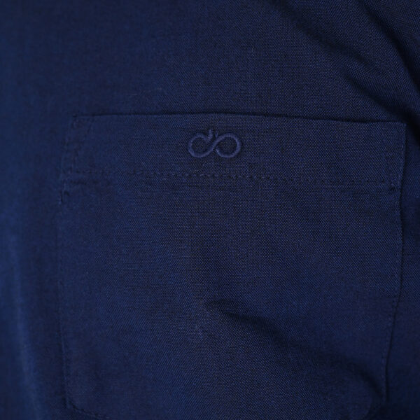 261GS-5183 OXFORD SHIRTS WITH STANDARD COLLAR,LONG SLEEVES AND CHEST POCKET NAVY