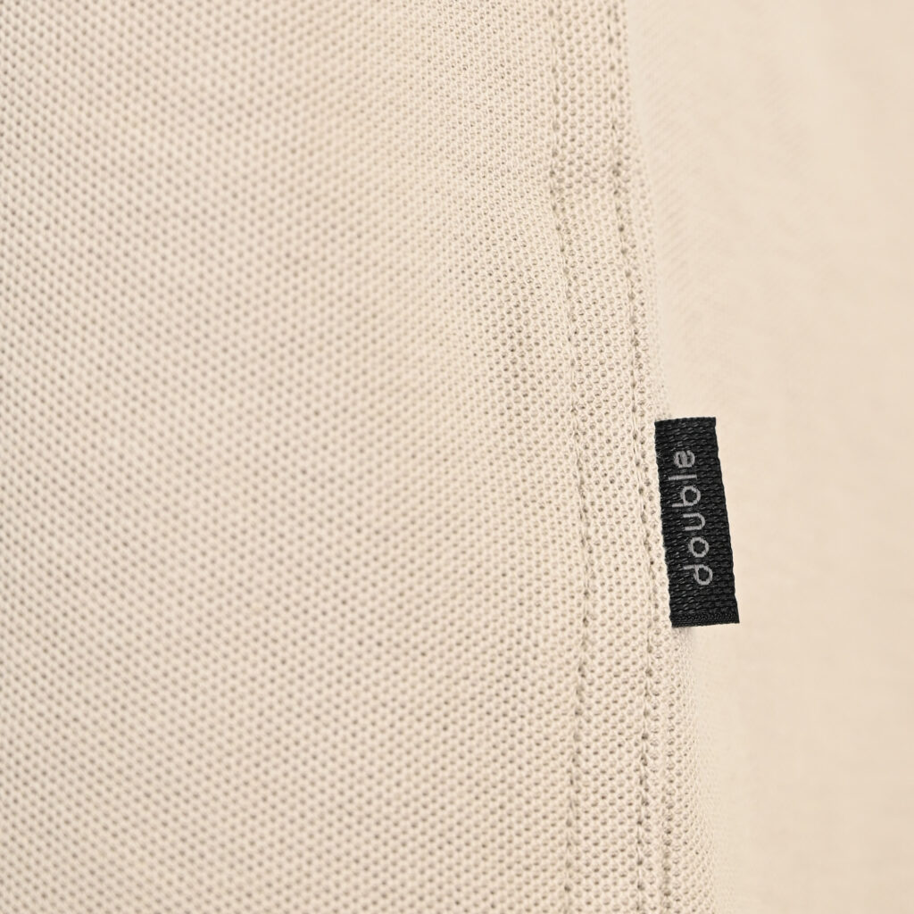 261GS-5185 SHIRTS WITH CHEST POCKET AND SHORT SLEEVES (SPECIAL PIQUE FABRIC) (RELAXED FIT) CREAM