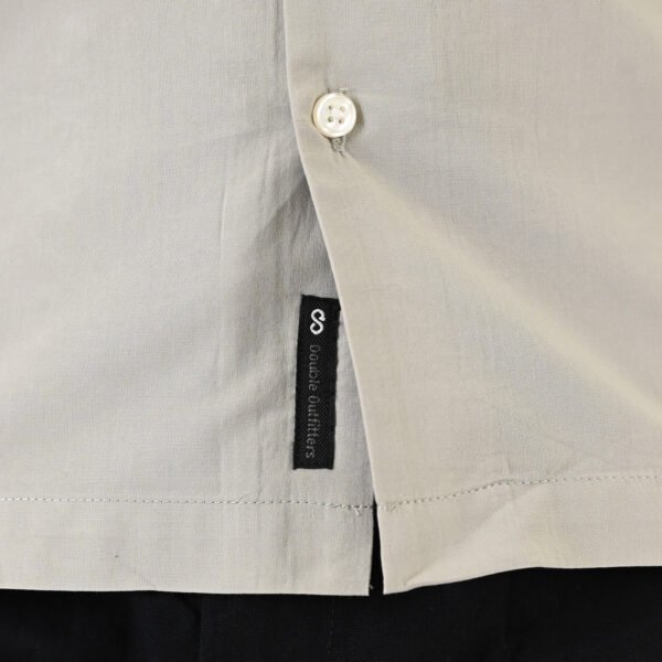 261GS-5187 SHIRTS WITH CAMP COLLAR AND SHORT SLEEVES (RELAXED FIT) AGATE GREY