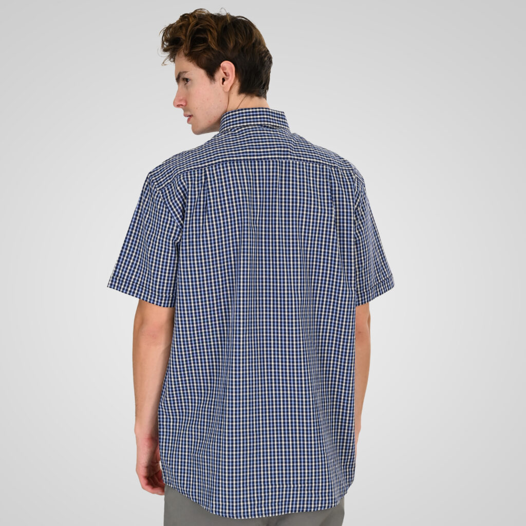 261GS-5188 SHIRTS WITH CHEST POCKET AND SHORT SLEEVES CC95 NAVY LT BLUE