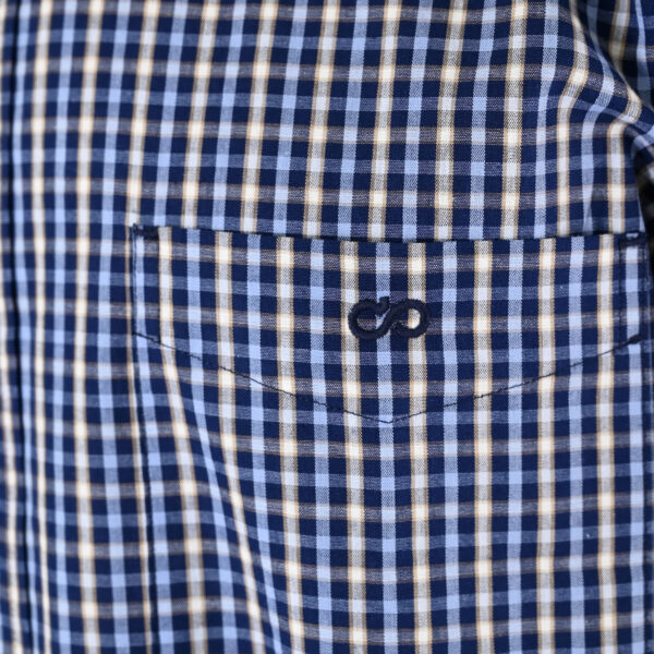 261GS-5188 SHIRTS WITH CHEST POCKET AND SHORT SLEEVES CC95 NAVY LT BLUE
