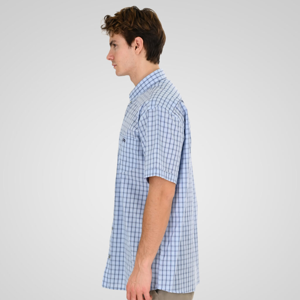 261GS-5188 SHIRTS WITH CHEST POCKET AND SHORT SLEEVES CC97 CIEL NAVY
