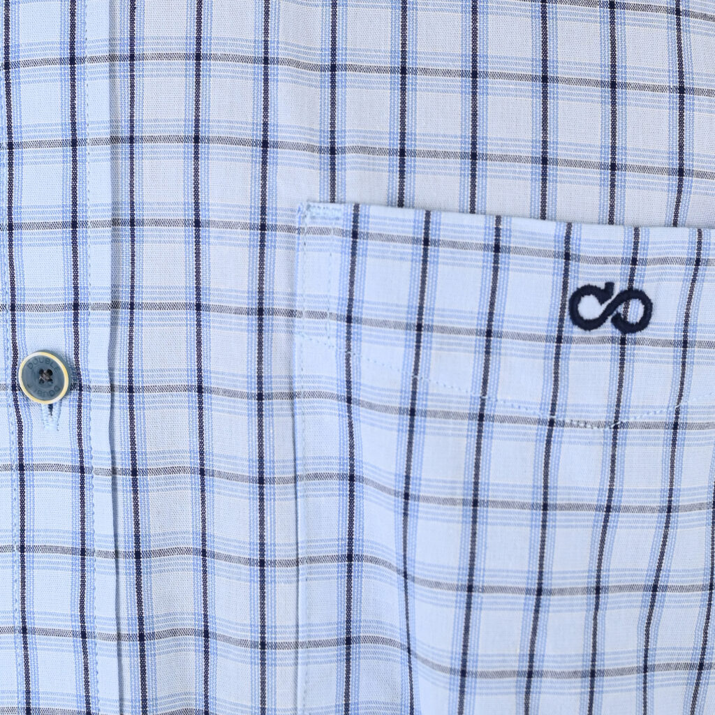 261GS-5188 SHIRTS WITH CHEST POCKET AND SHORT SLEEVES CC97 CIEL NAVY