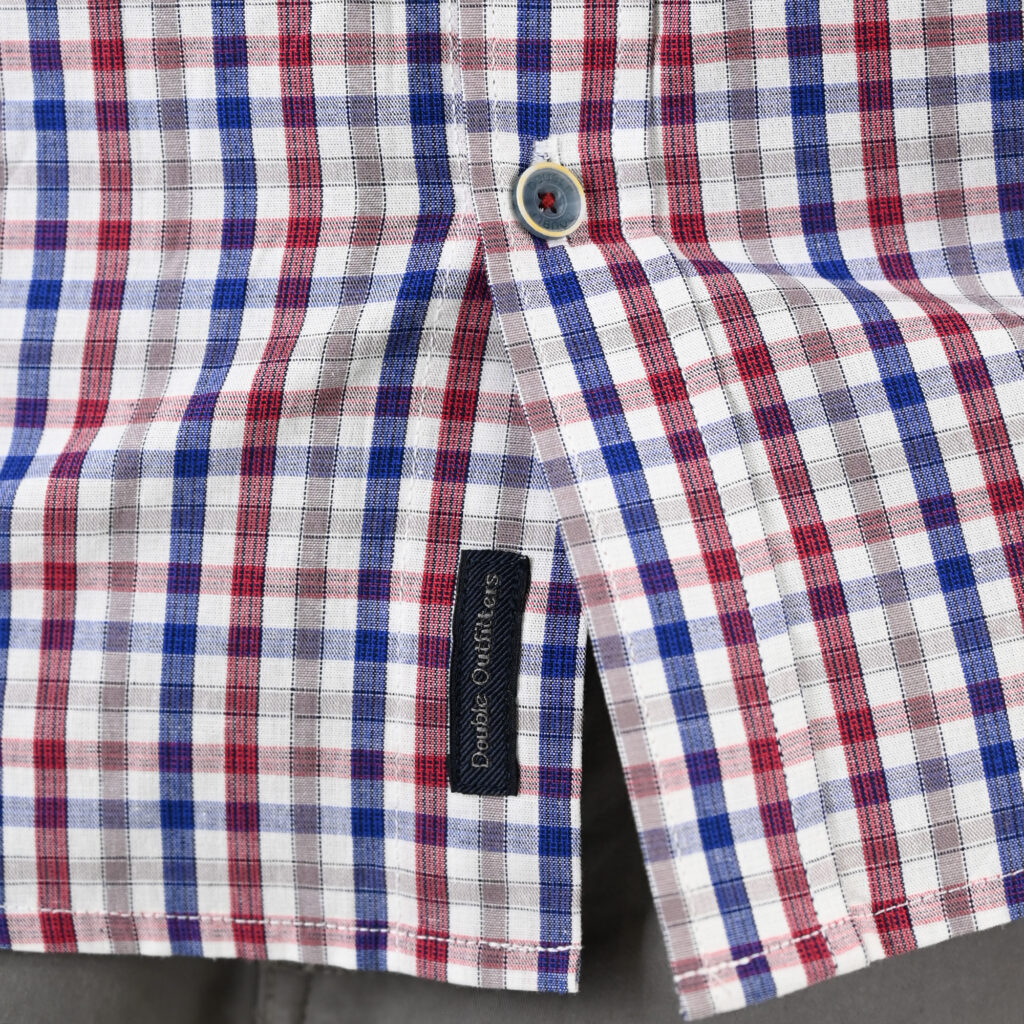 261GS-5188 SHIRTS WITH CHEST POCKET AND SHORT SLEEVES CC98 RED INDIGO