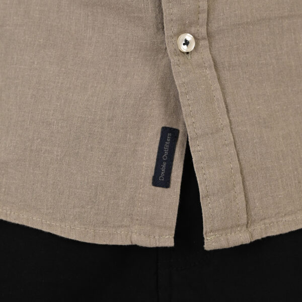 261GS-5190 SHIRT LINEN WITH LONG SLEEVES TAUPE