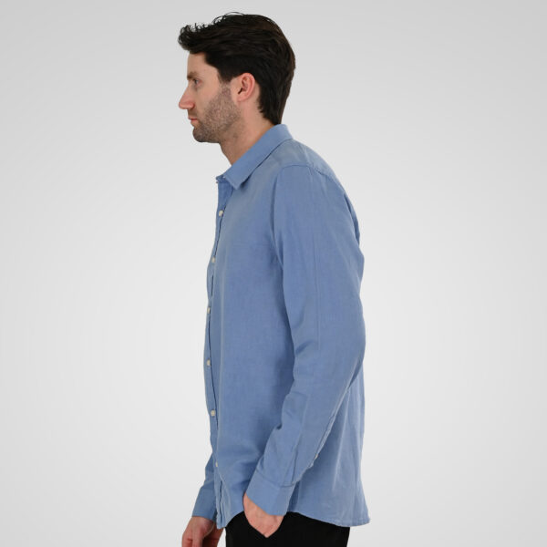 261GS-5190 SHIRT LINEN WITH LONG SLEEVES CIEL