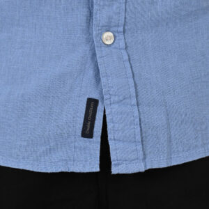 261GS-5190 SHIRT LINEN WITH LONG SLEEVES CIEL - Image 5